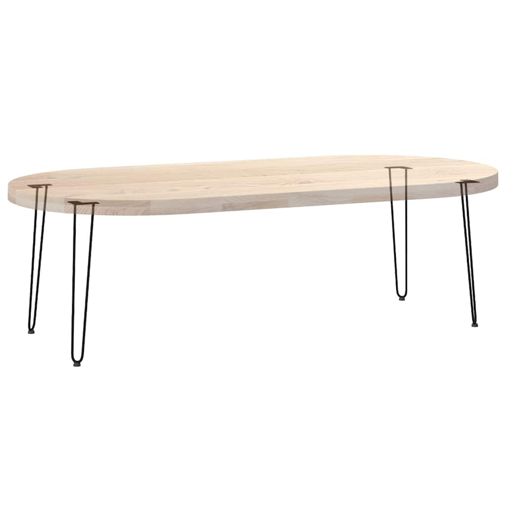 Pieds en épingle à cheveux pour consoles, lot de 4, noir, 72 cm, acier massif - XIOS