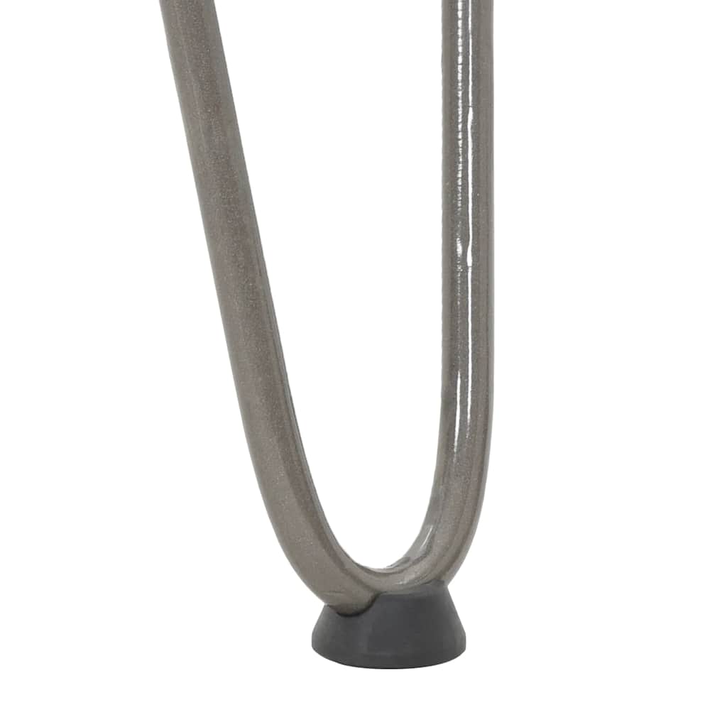 Pieds en épingle à cheveux pour consoles, lot de 4, acier naturel, 72 cm, acier massif - XIOS
