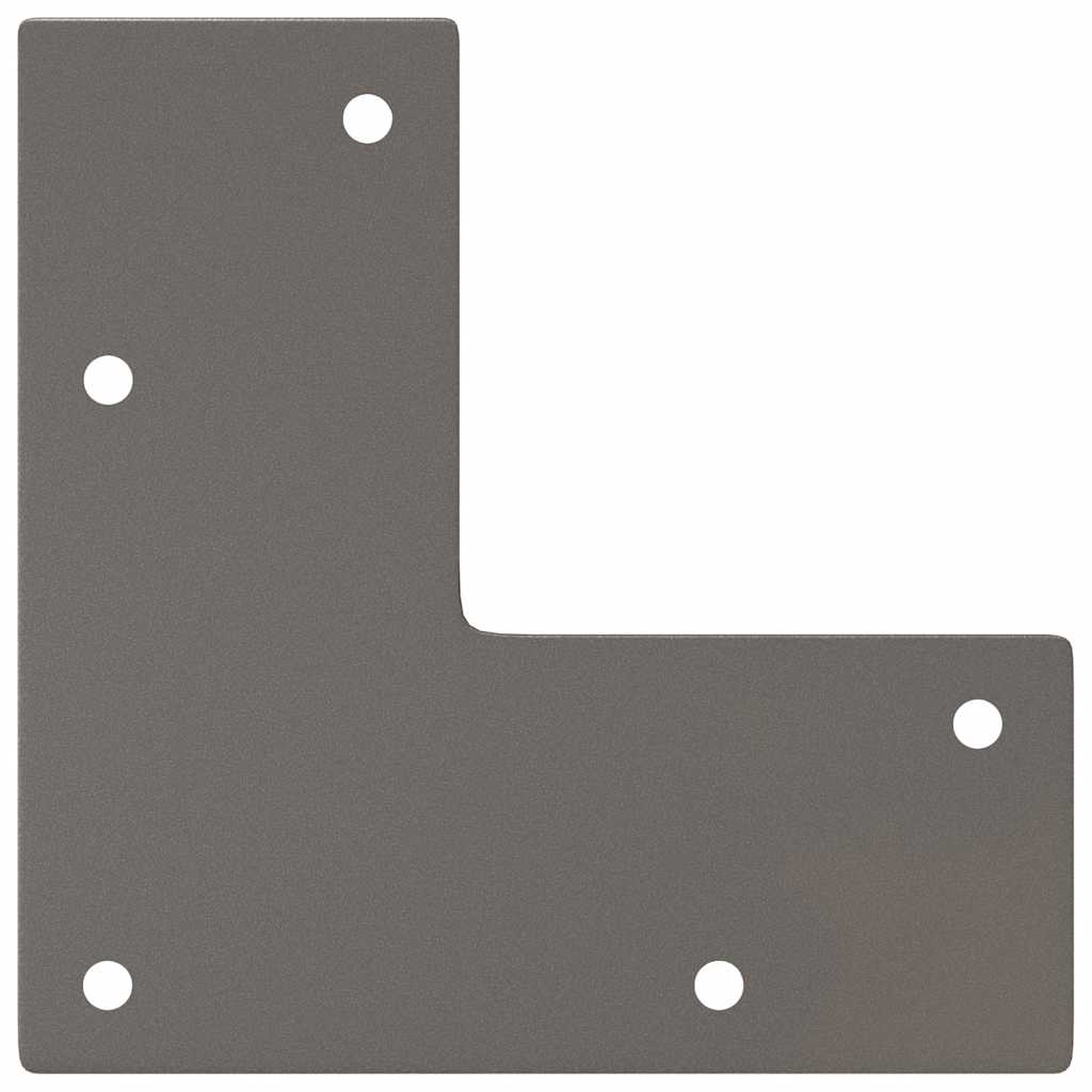 Pieds en épingle à cheveux pour table basse 4 pièces Acier naturel 10 cm Acier massif - XIOS