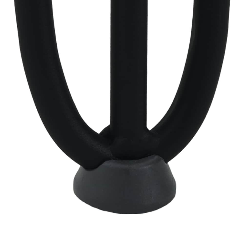 Pieds en épingle à cheveux pour table basse 4 pièces Noir 30 cm Acier massif - XIOS