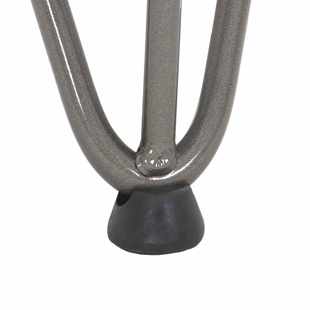 Pieds en épingle à cheveux pour table basse 4 pièces Acier naturel 30 cm Acier massif - XIOS