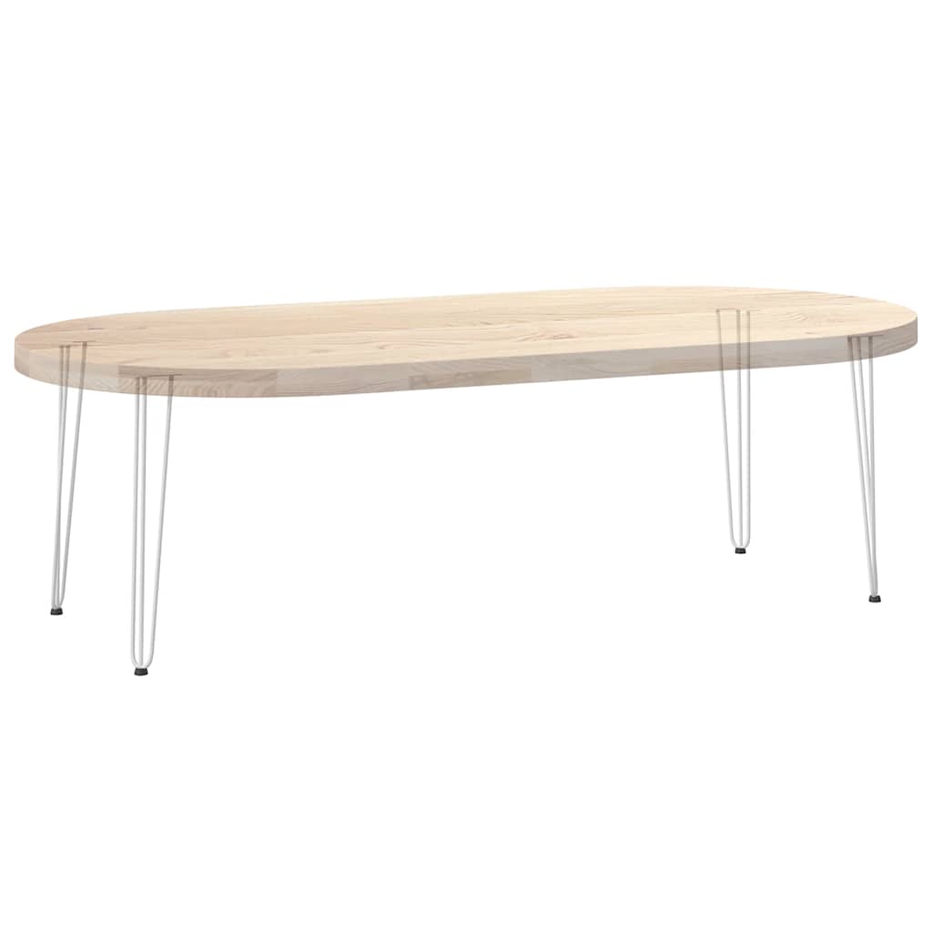 Pieds en épingle à cheveux pour consoles, lot de 4, blanc, 72 cm, acier massif - XIOS