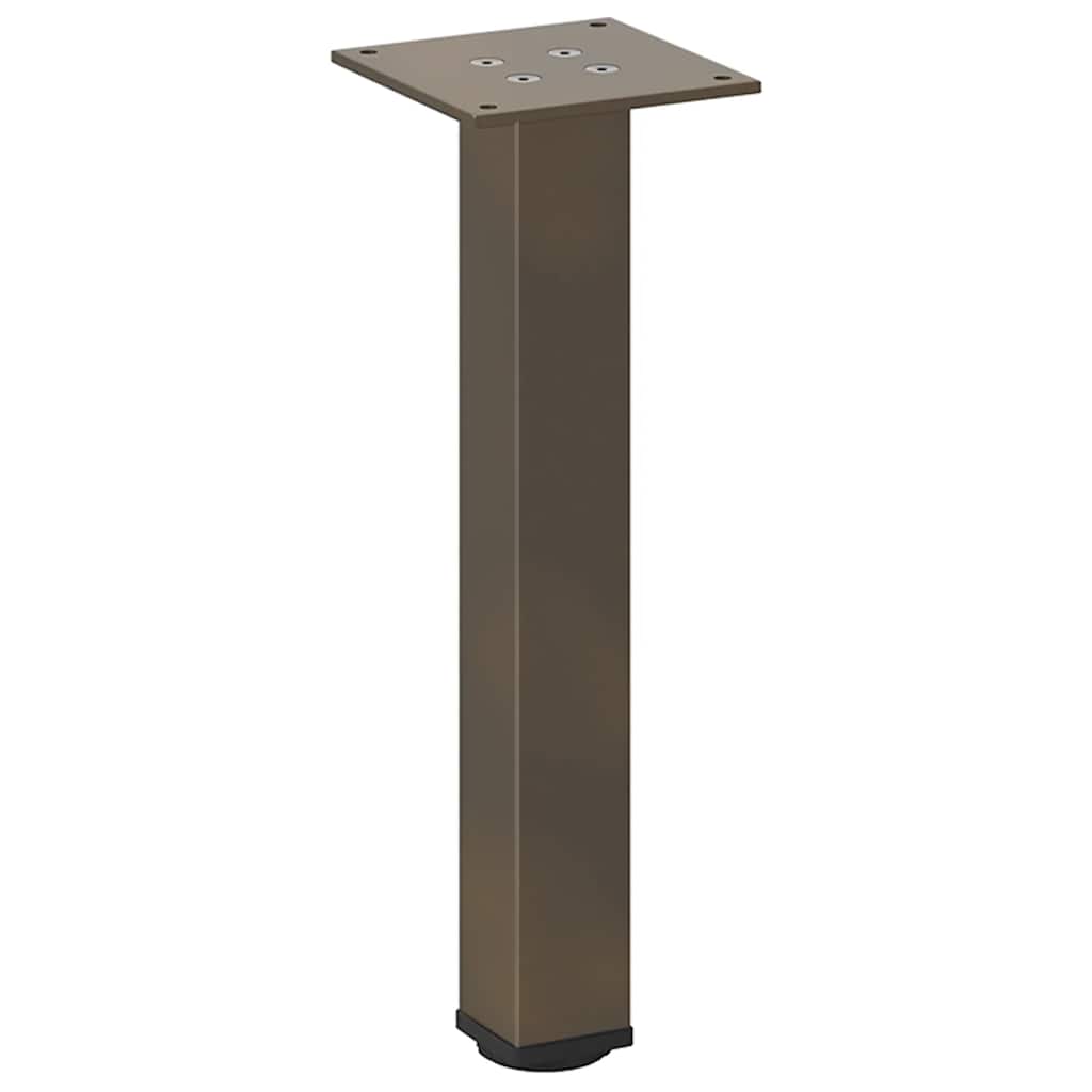 Pieds de table basse 4 pièces Acier naturel 30-32 cm Acier - XIOS