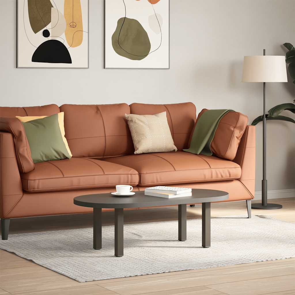 Pieds de table basse 4 pièces Acier naturel 42-44 cm Acier - XIOS