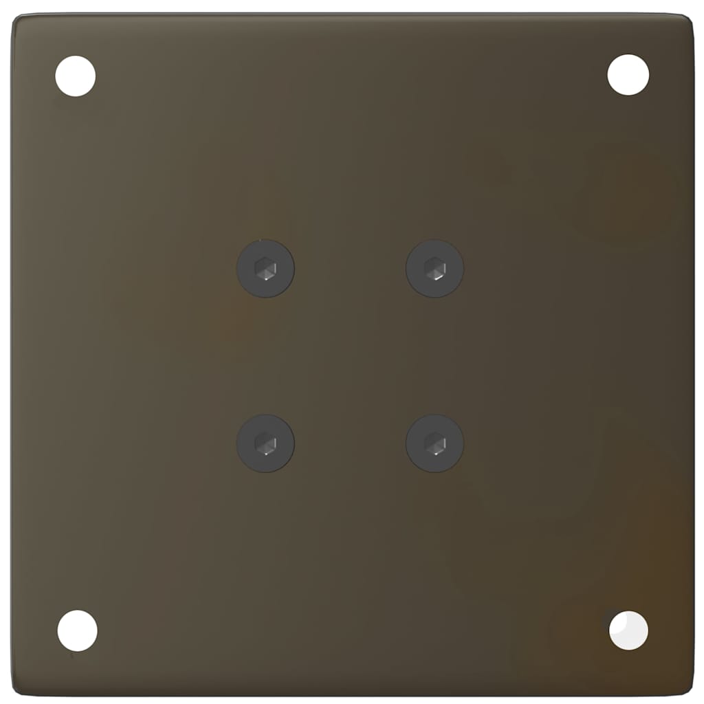 Pieds de table basse 4 pièces Acier naturel 42-44 cm Acier - XIOS