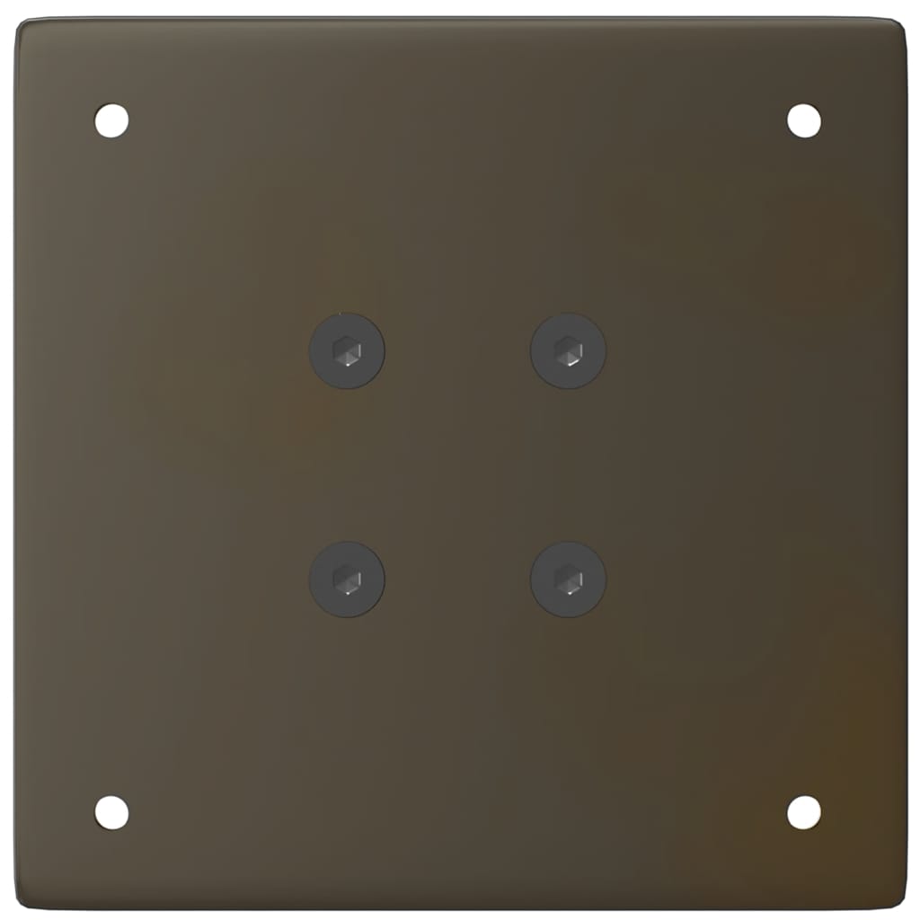 Pieds de table console 4 pièces Acier naturel 72-74 cm Acier - XIOS