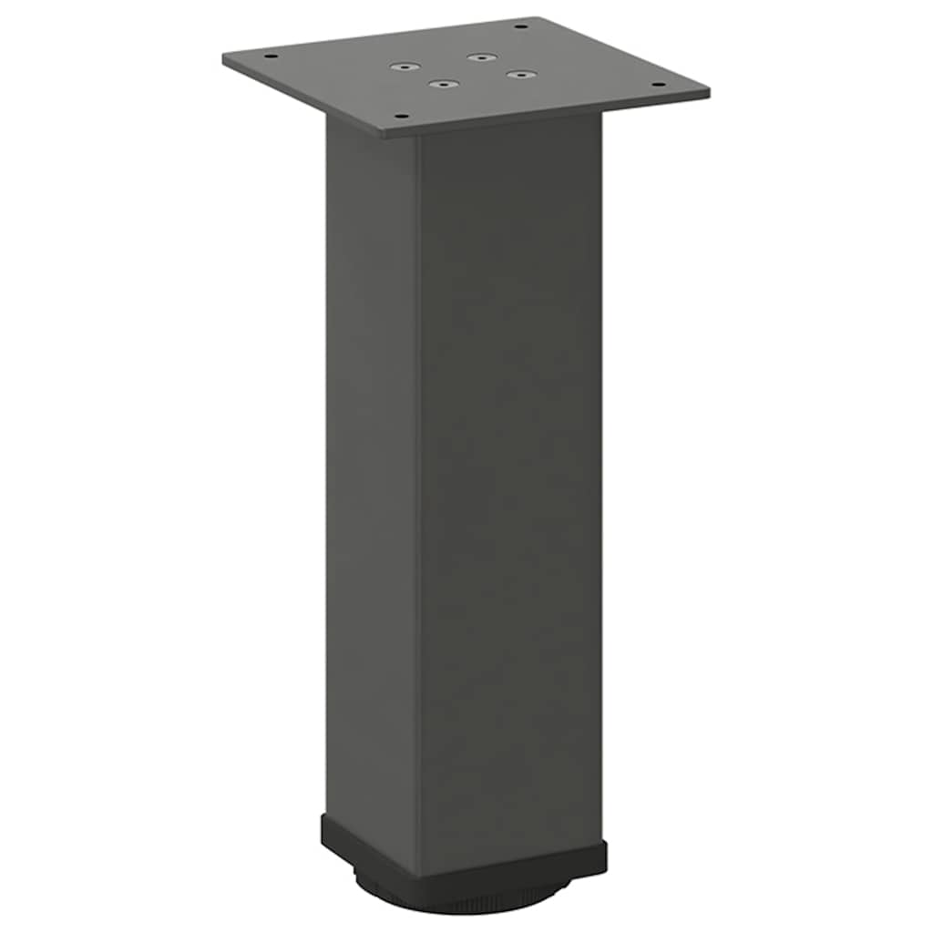 Pieds de table basse 4 pièces Anthracite 30-32 cm Acier - XIOS