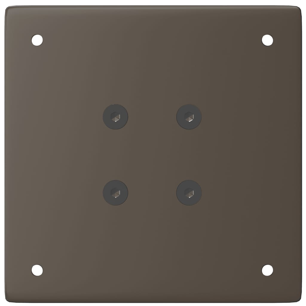 Pieds de table basse 4 pièces Acier naturel 30-32 cm Acier - XIOS