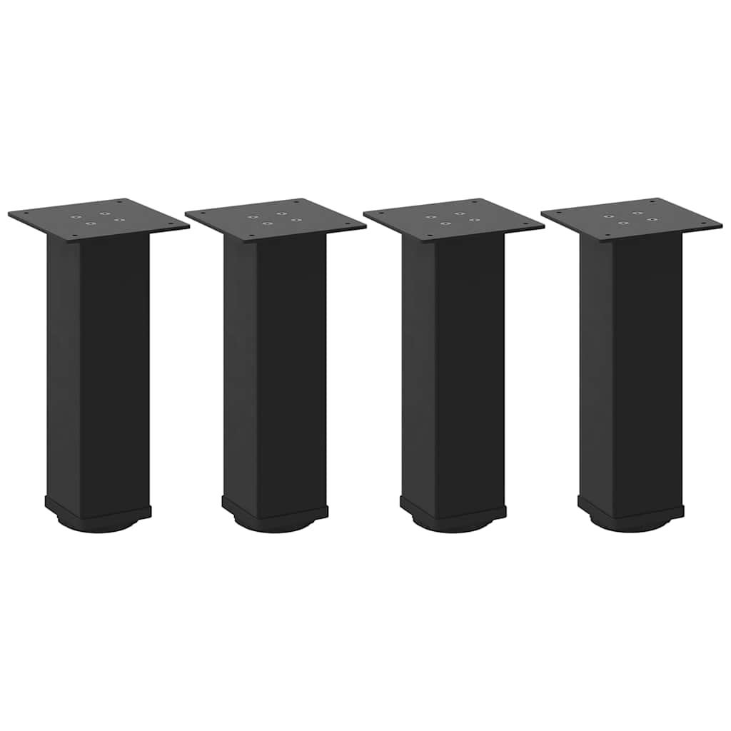 Pieds de table basse 4 pièces Noir 42-44 cm Acier - XIOS