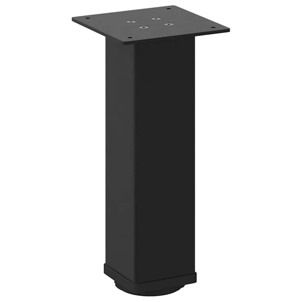 Pieds de table basse 4 pièces Noir 42-44 cm Acier - XIOS