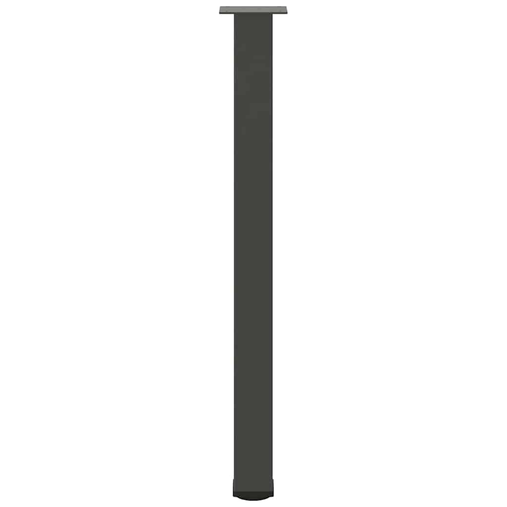 Pieds de table de bar 4 pièces Anthracite 90-92 cm Acier