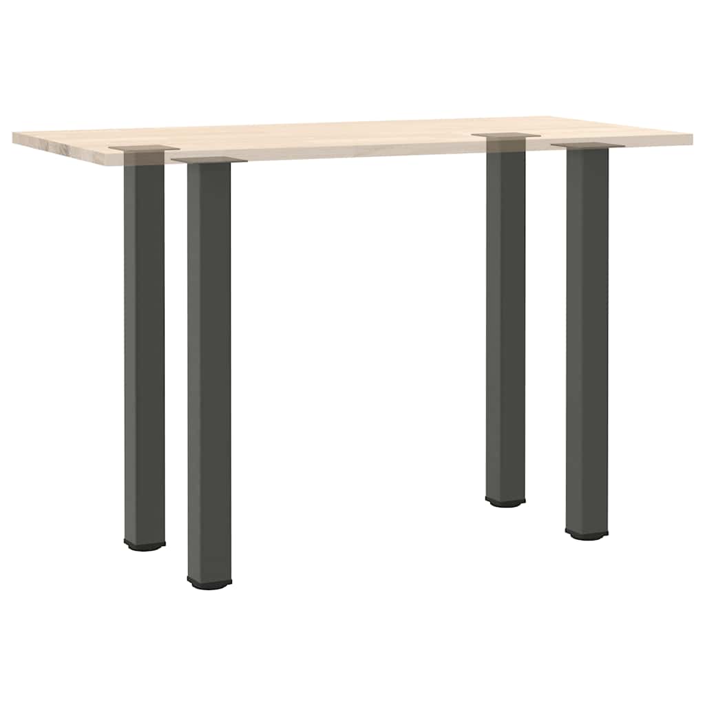 Pieds de table de bar 4 pièces Anthracite 90-92 cm Acier