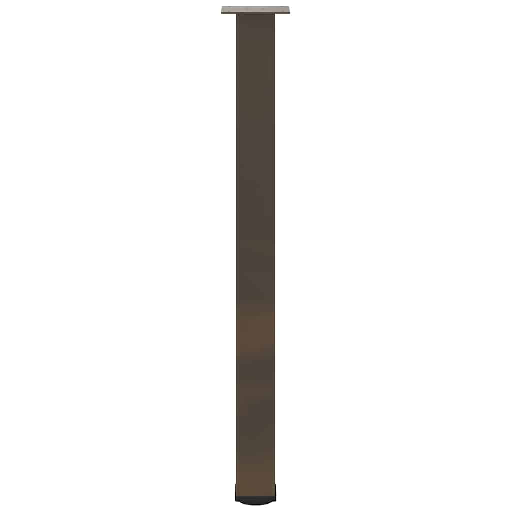 Pieds de table de bar 4 pièces Acier naturel 100-102 cm Acier - XIOS