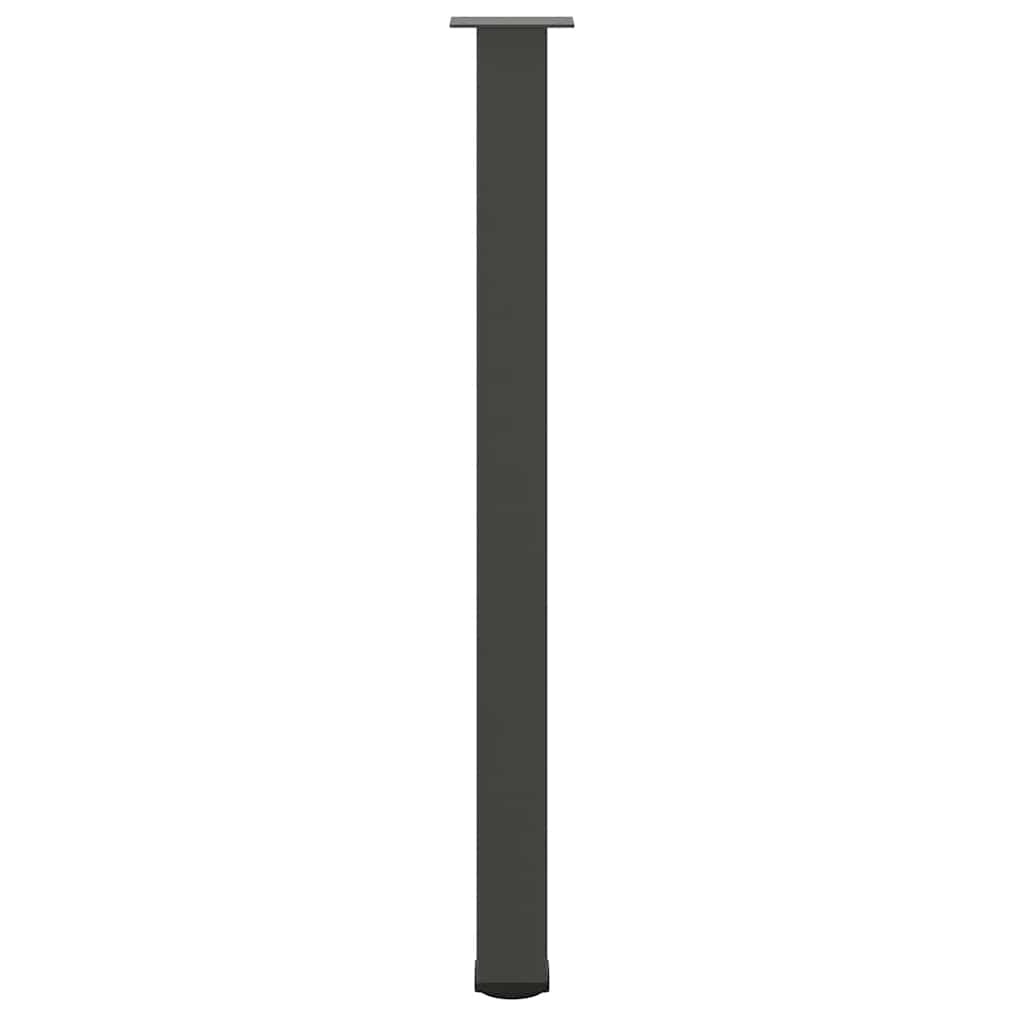 Pieds de table de bar 4 pièces Anthracite 110-112 cm Acier - XIOS