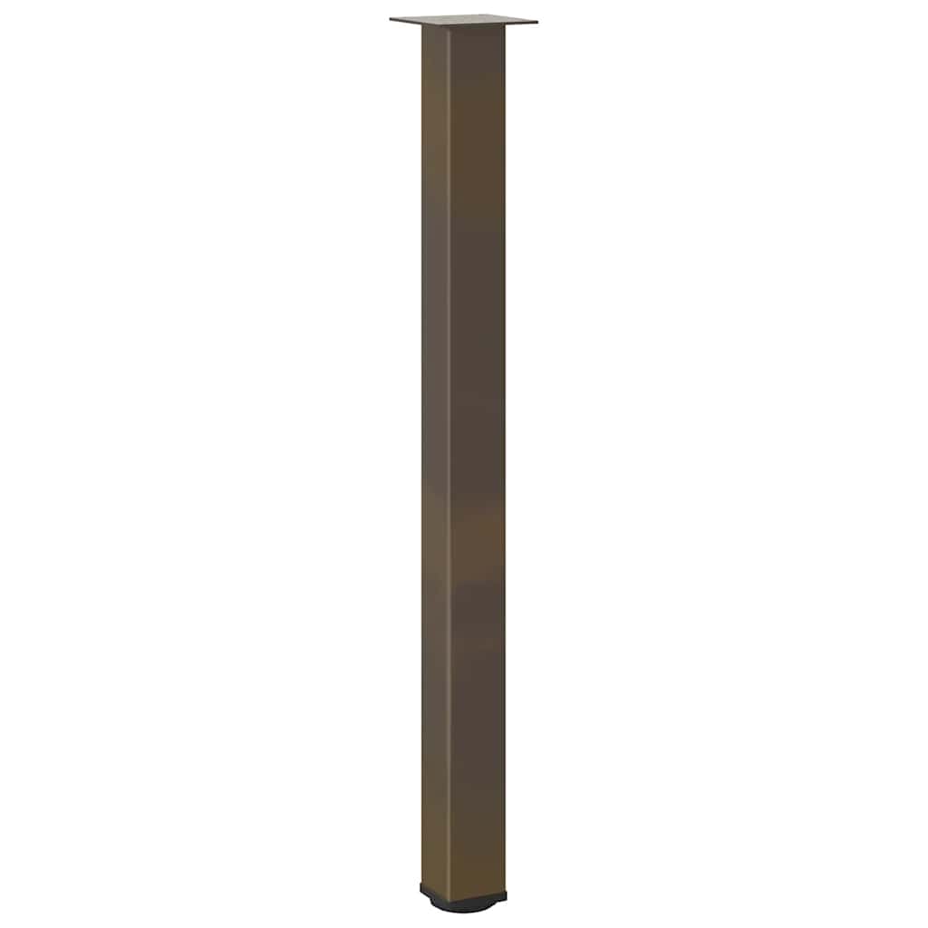 Pieds de table de bar 4 pièces Acier naturel 110-112 cm Acier - XIOS