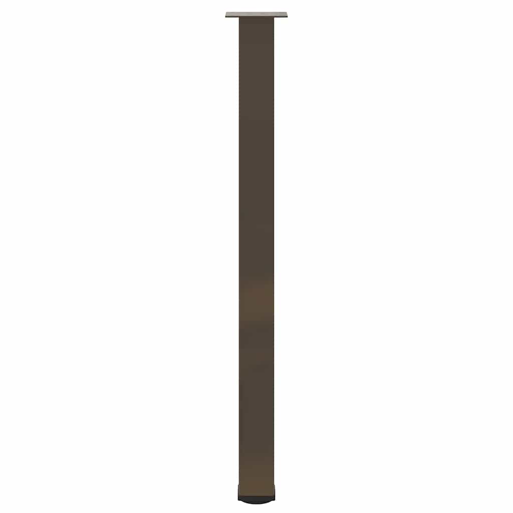 Pieds de table de bar 4 pièces Acier naturel 110-112 cm Acier - XIOS