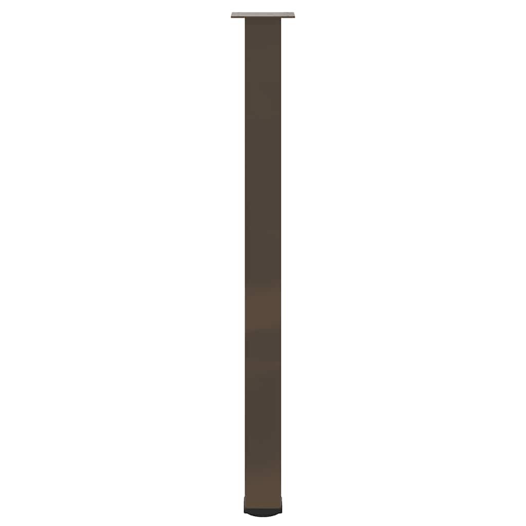 Pieds de table de bar 4 pièces Acier naturel 110-112 cm Acier - XIOS