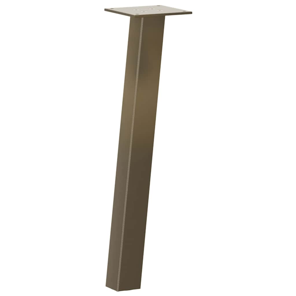 Pieds de table basse 4 pièces Acier naturel 30 cm Acier - XIOS