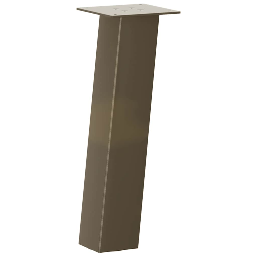Pieds de table basse 4 pièces Acier naturel 30 cm Acier - XIOS