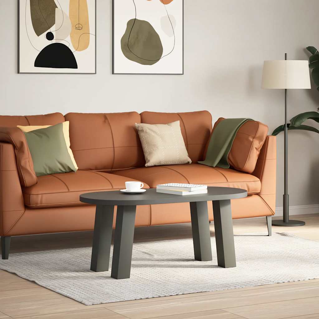 Pieds de table basse 4 pièces Anthracite 42 cm Acier - XIOS