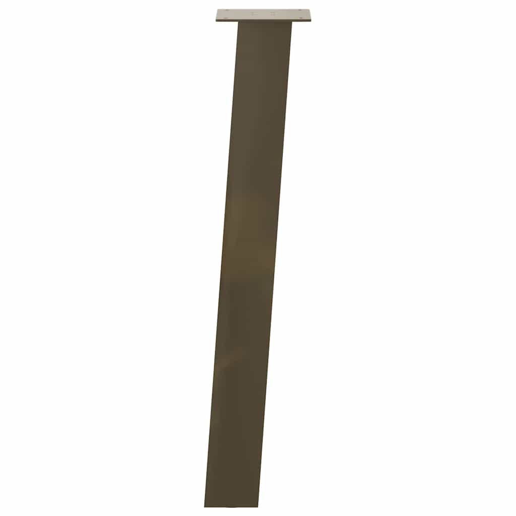 Pieds de table console 4 pièces Acier naturel 72 cm Acier - XIOS