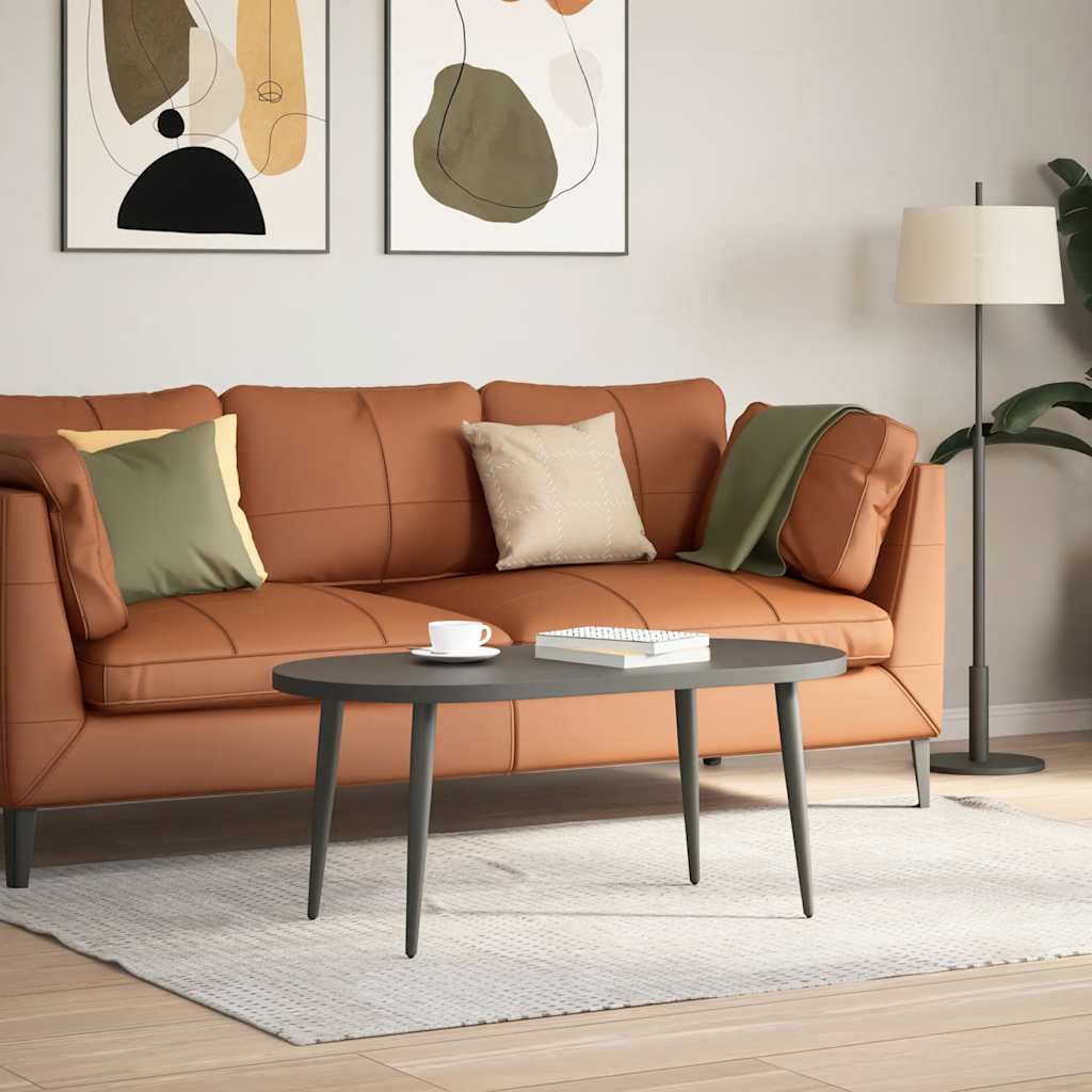 Pieds de table basse coniques 4 pièces Anthracite 42-43 cm Acier - XIOS