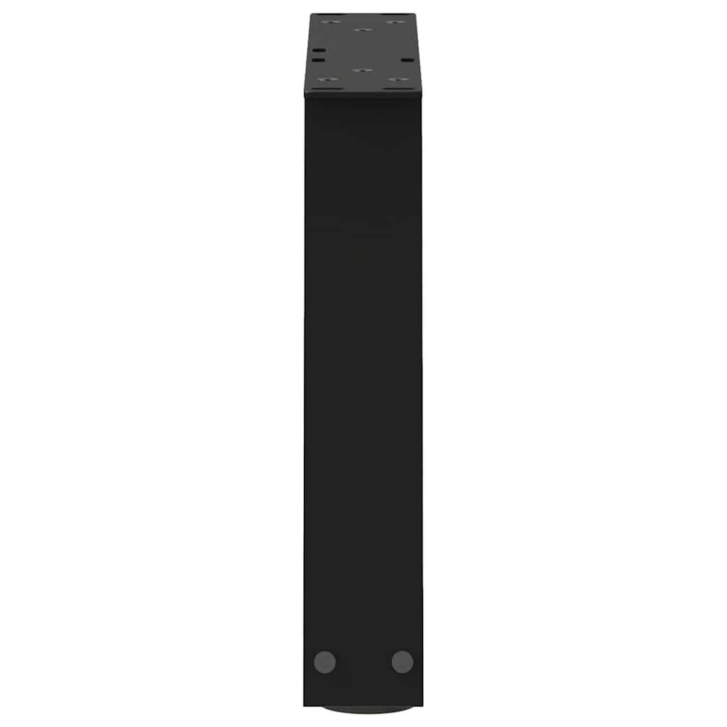 Pieds de table basse en V 2 pièces Noir 30 x (30-31,3) cm Acier - XIOS