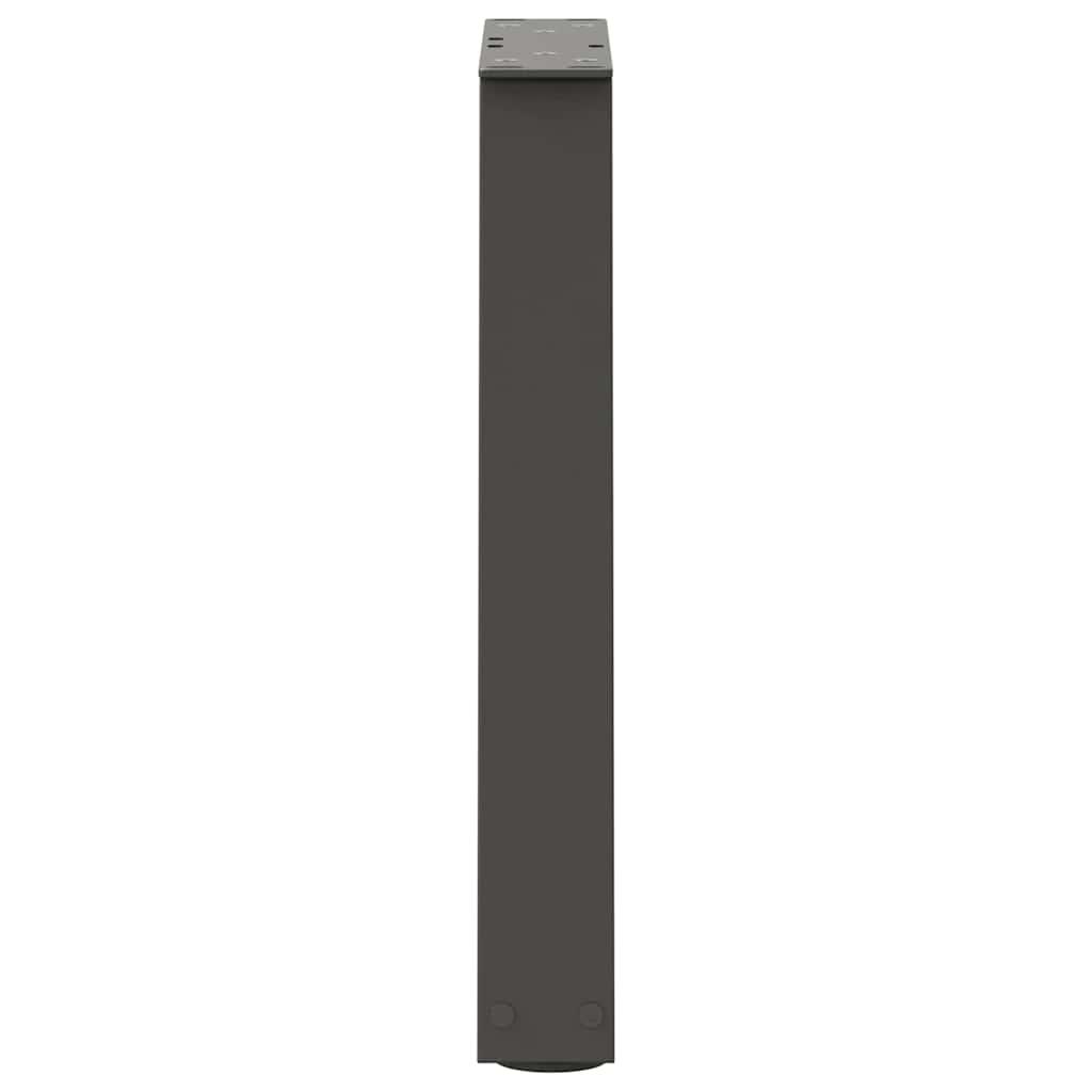 Pieds de table basse en forme de V 2 pièces Anthracite 28 x (42-43,3) cm Acier - XIOS
