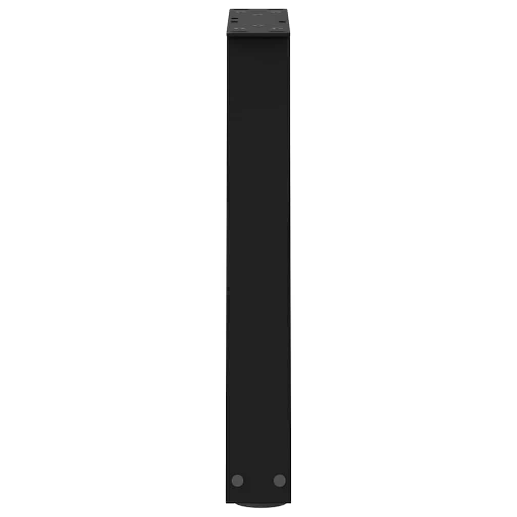 Pieds de table basse en V 2 pièces Noir 38 x (42-43,3) cm Acier - XIOS