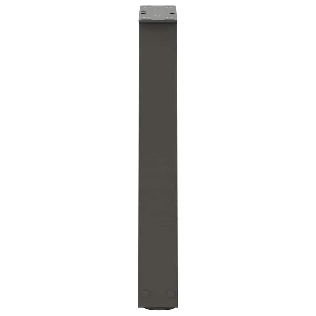 Pieds de table basse en forme de V, 2 pièces, anthracite, 38 x (42-43,3) cm, acier - XIOS