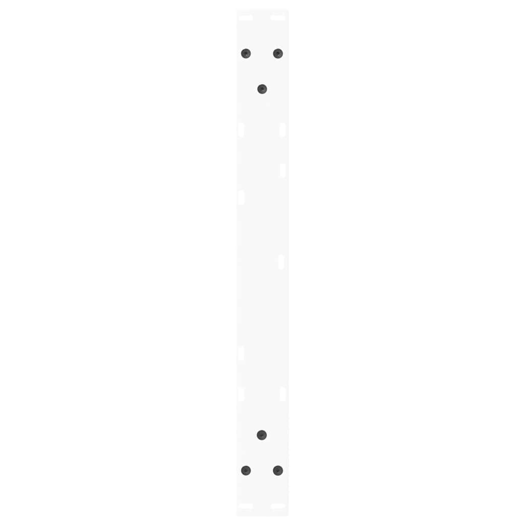 Pieds de table basse en forme de V, 2 pièces, blanc, 60 x (42-43,3) cm, acier - XIOS