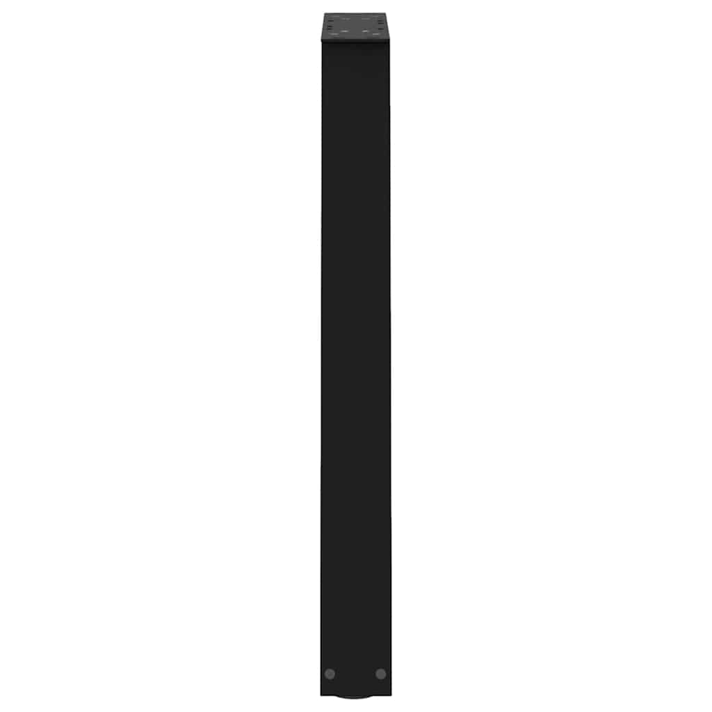Pieds de table à manger en V 2 pièces Noir 50x(72-73,3) cm Acier - XIOS