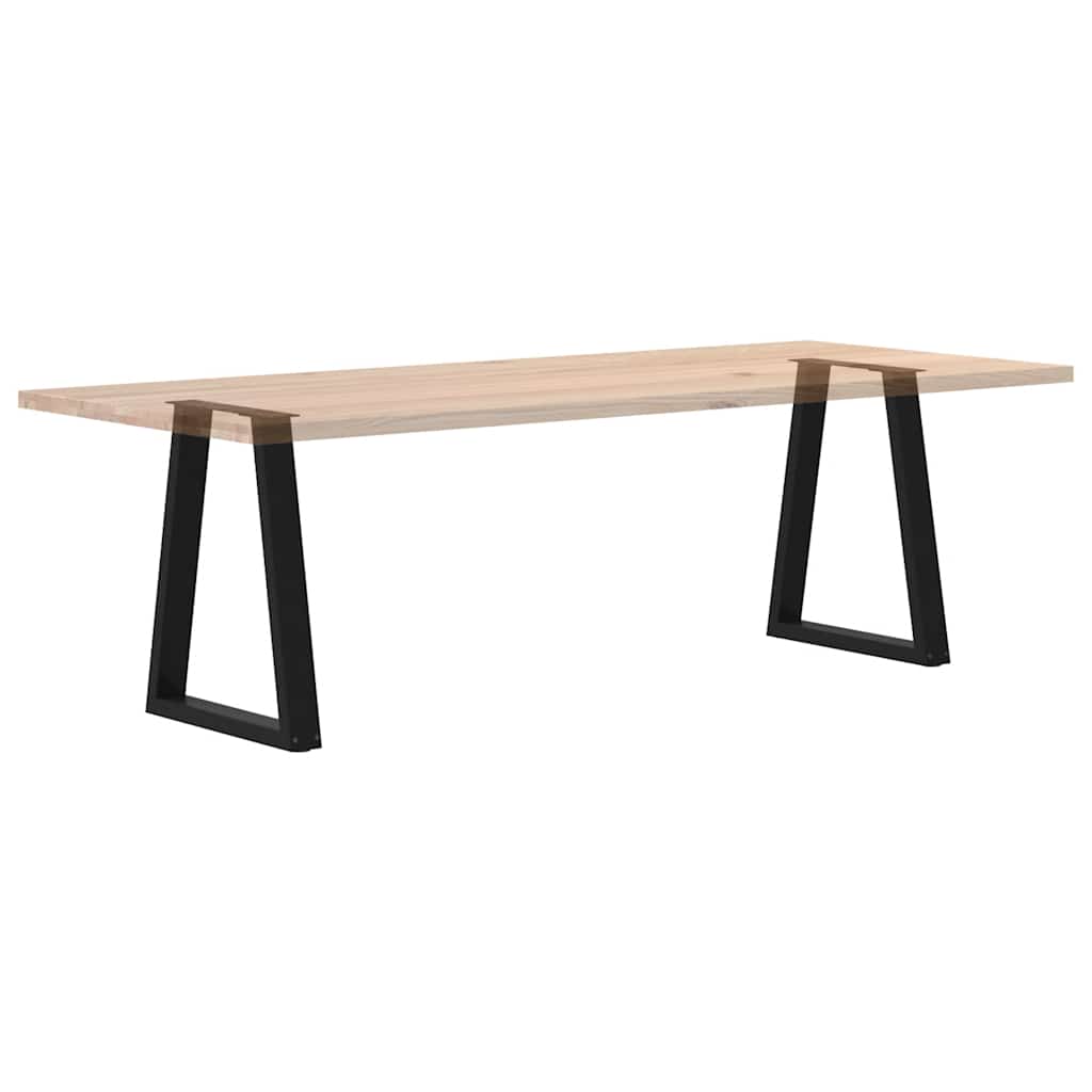 Pieds de table à manger en V 2 pièces Noir 50x(72-73,3) cm Acier - XIOS