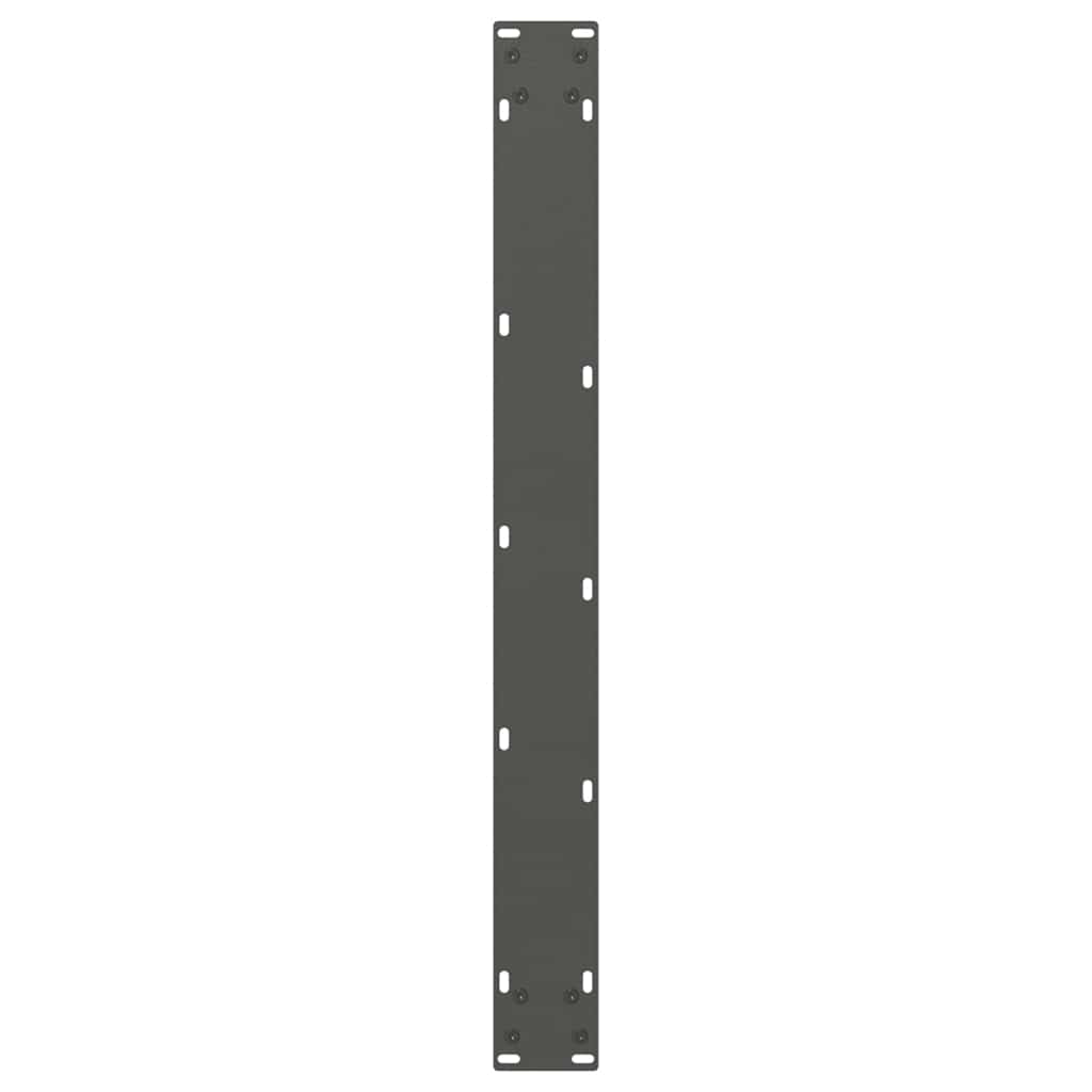 Pieds de table à manger en forme de V, 2 pièces, anthracite, 80 x (72-73,3) cm, acier - XIOS