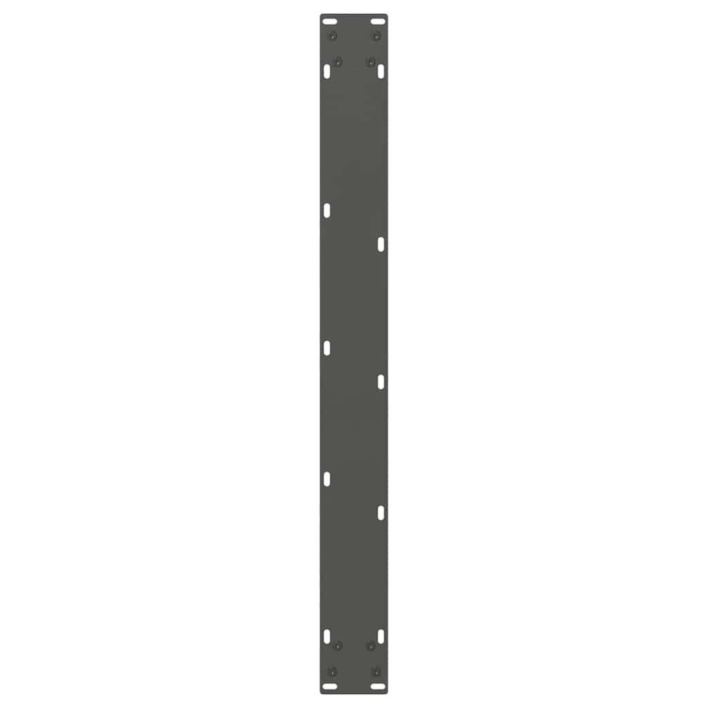 Pieds de table à manger en forme de V, 2 pièces, anthracite, 90 x (72-73,3) cm, acier - XIOS