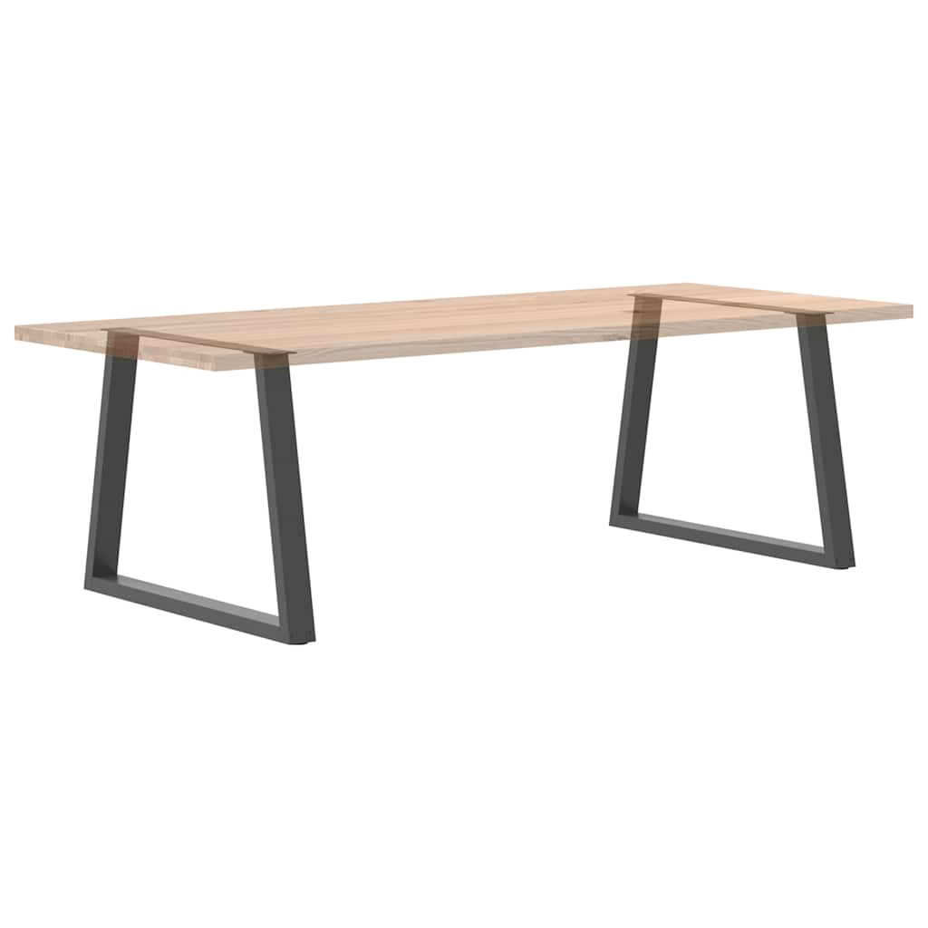 Pieds de table à manger en forme de V 2 pièces Anthracite 100 x (72-73,3) cm Acier - XIOS
