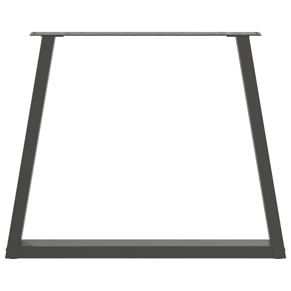 Pieds de table à manger en V 3 pièces Anthracite 70 x (72-73,3) cm Acier - XIOS