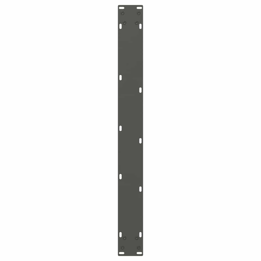 Pieds de table à manger en forme de V, 3 pièces, anthracite, 80 x (72-73,3) cm, acier - XIOS