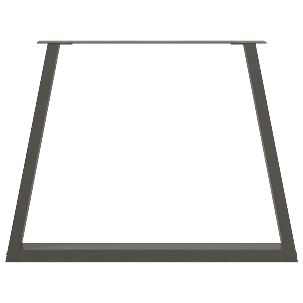 Pieds de table à manger en forme de V 3 pièces Anthracite 90 x (72-73,3) cm Acier - XIOS