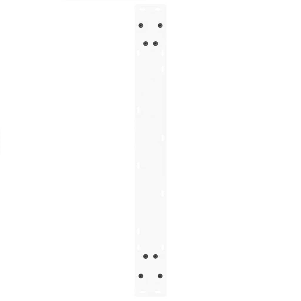 Pieds de table à manger en forme de V, 3 pièces, blanc, 100 x (72-73,3) cm, acier - XIOS