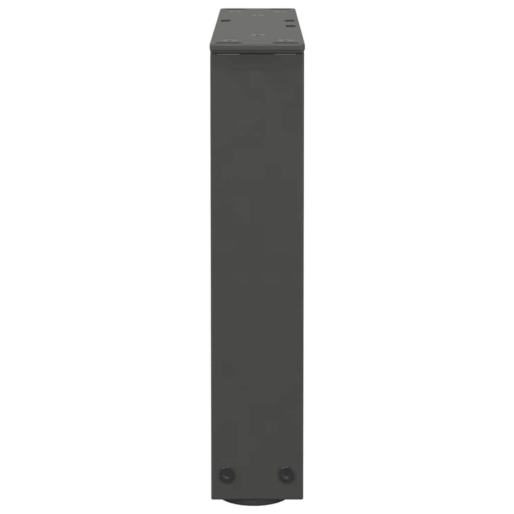 Pieds de table basse en forme de V, 2 pièces, anthracite, 30 x (30-31,3) cm, acier - XIOS
