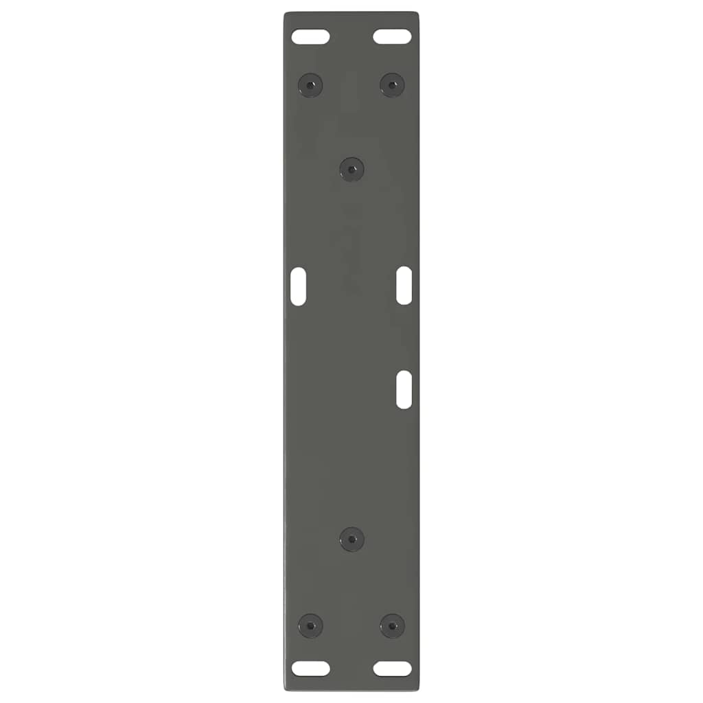Pieds de table basse en forme de V, 2 pièces, anthracite, 30 x (30-31,3) cm, acier - XIOS