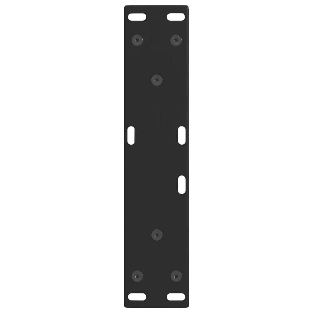 Pieds de table basse en forme de V 2 pièces Noir 28 x (42-43,3) cm Acier - XIOS