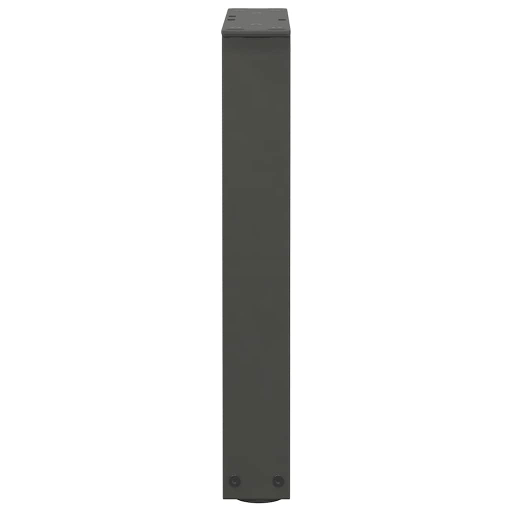 Pieds de table basse en forme de V 2 pièces Anthracite 28 x (42-43,3) cm Acier - XIOS