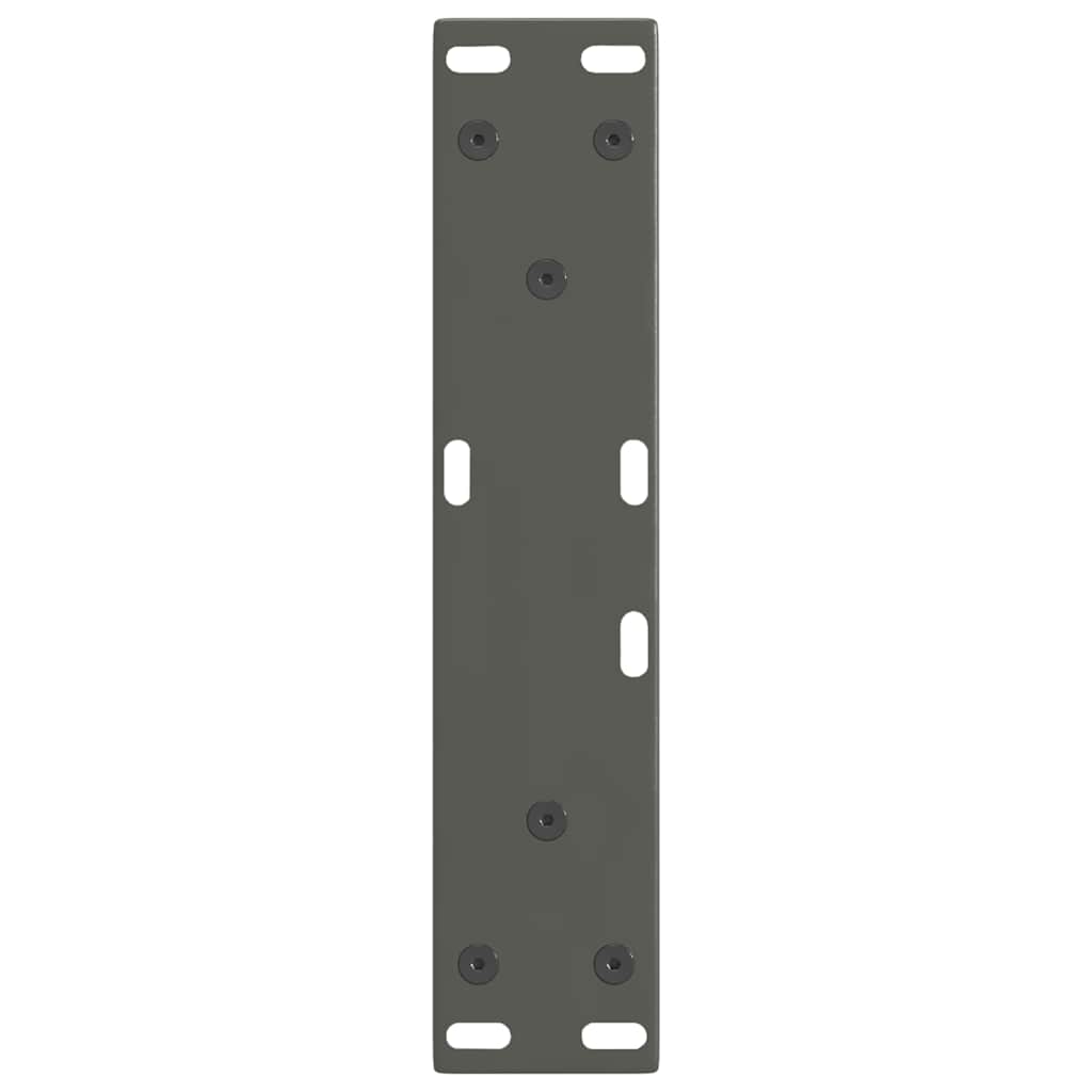 Pieds de table basse en forme de V 2 pièces Anthracite 28 x (42-43,3) cm Acier - XIOS