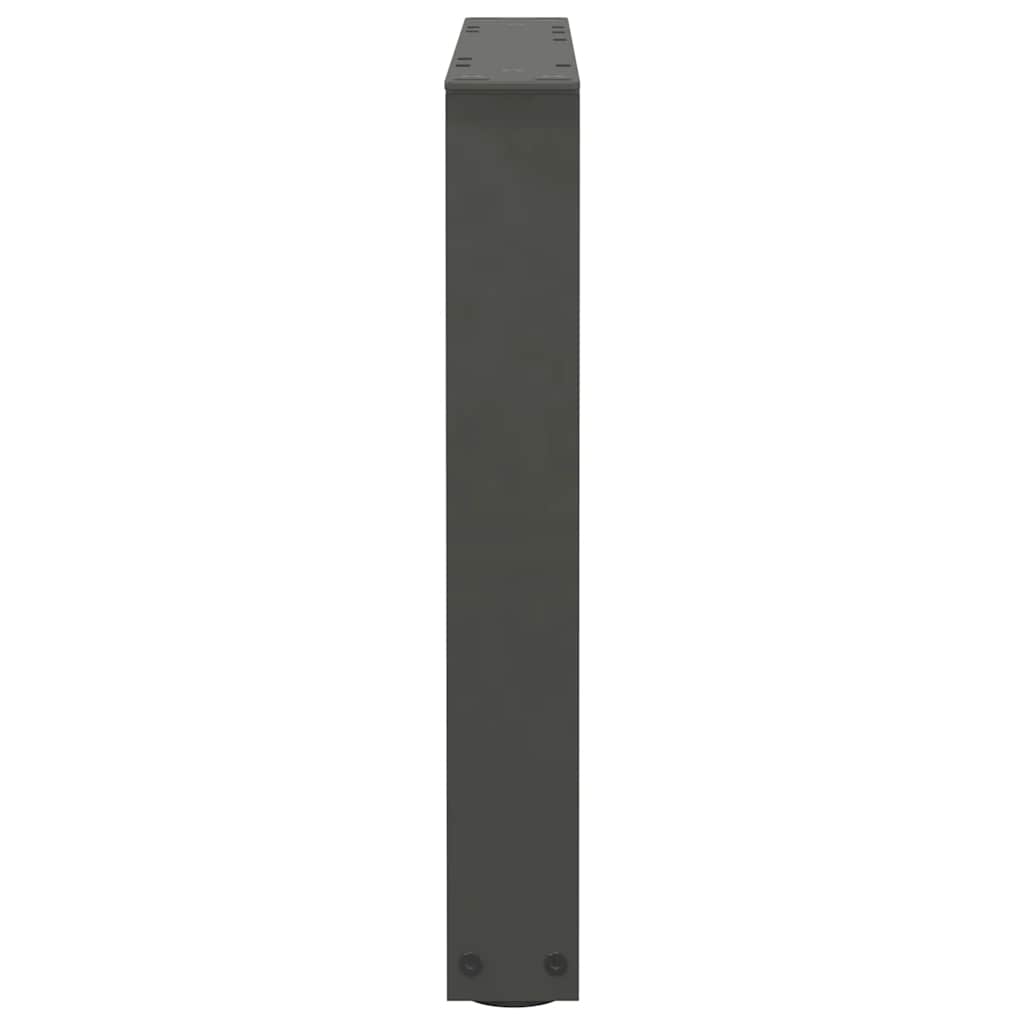 Pieds de table basse en forme de V, 2 pièces, anthracite, 50 x (42-43,3) cm, acier - XIOS