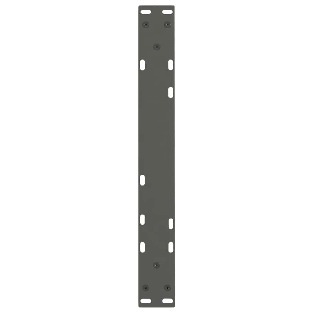 Pieds de table basse en forme de V, 2 pièces, anthracite, 50 x (42-43,3) cm, acier - XIOS