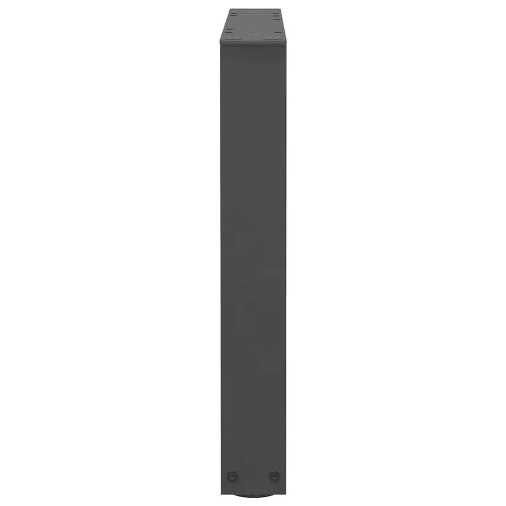 Pieds de table basse en forme de V, 2 pièces, anthracite, 60 x (42-43,3) cm, acier - XIOS