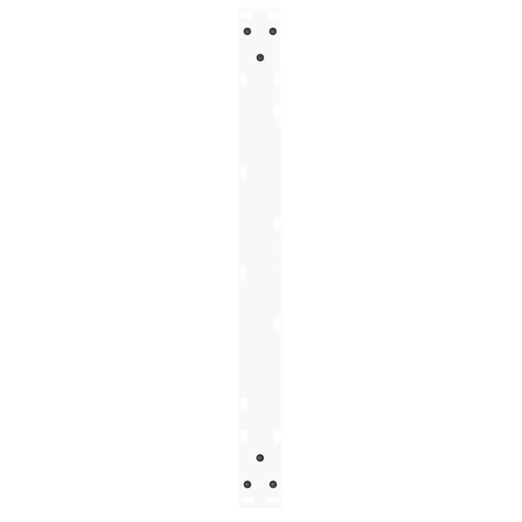 Pieds de table basse en forme de V, 2 pièces, blanc, 70 x (42-43,3) cm, acier - XIOS