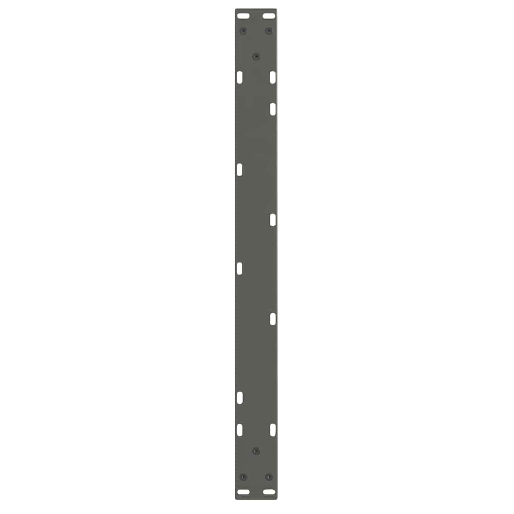 Pieds de table basse en forme de V, 2 pièces, anthracite, 70 x (42-43,3) cm, acier - XIOS